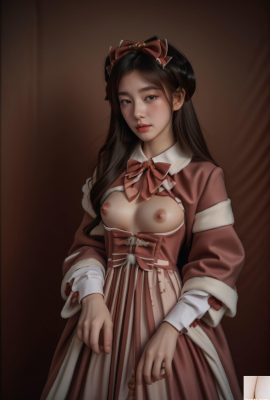 服装裙式小众女神[AI Generated]